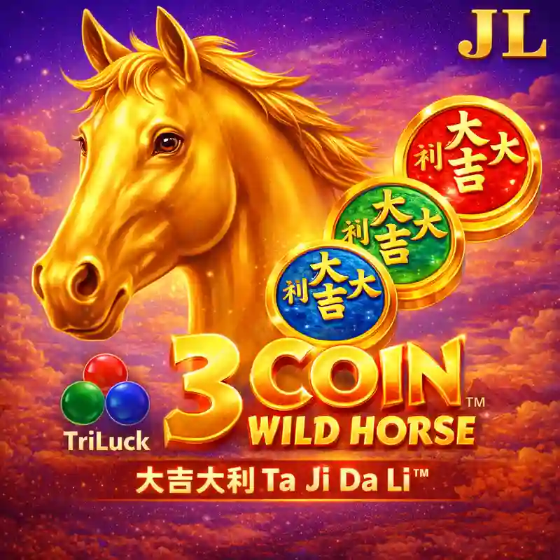3 Coin Wild Horse Casino Slot Game